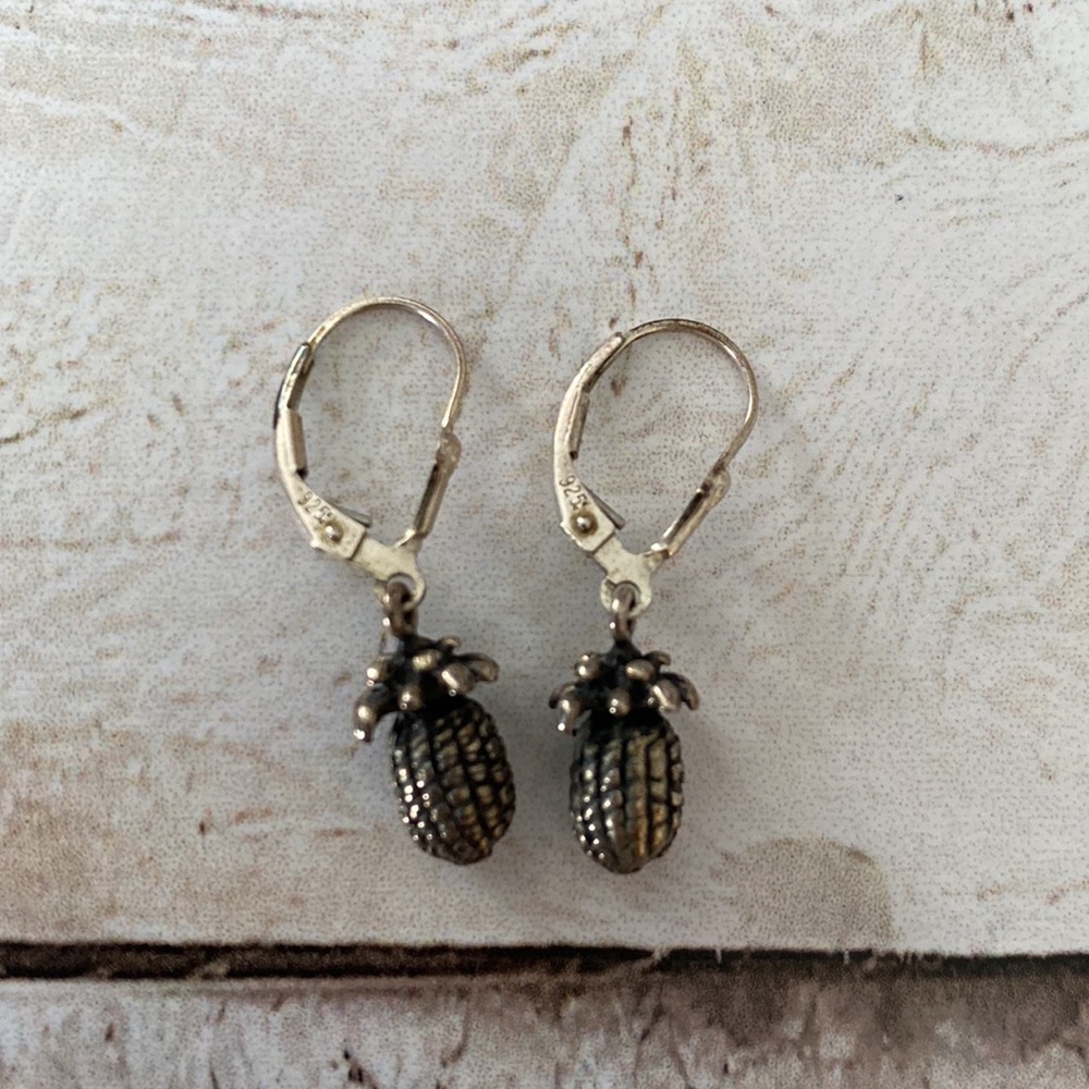 Pineapple Earring And Necklace Charm Set - image 4